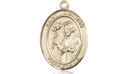 [8355GF] 14kt Gold Filled Saint Dunstan Medal