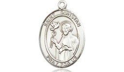 [8355SS] Sterling Silver Saint Dunstan Medal