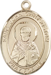 [8357GF] 14kt Gold Filled Saint John Chrysostom Medal