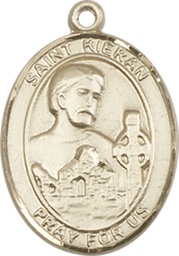 [8367GF] 14kt Gold Filled Saint Kieran Medal