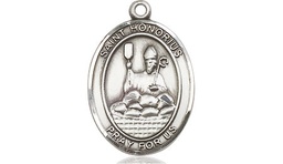 [8376SS] Sterling Silver Saint Honorius Medal