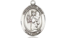 [8378SS] Sterling Silver Saint Uriel the Archangel Medal