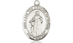 [8383SS] Sterling Silver Our Lady of Knots Medal