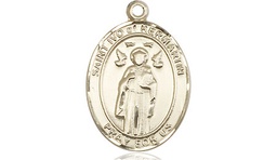 [8384GF] 14kt Gold Filled Saint Ivo Medal