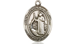 [8385SS] Sterling Silver Saint Raymond of Penafort Medal