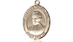 [8389GF] 14kt Gold Filled Blessed Miguel Pro Medal