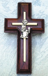 [17308] Rosewood Cross - Girl Communion