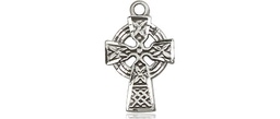 [4133SSY] Sterling Silver Celtic Cross Medal - With Box