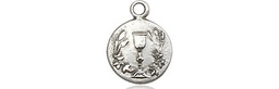 [2515SS] Sterling Silver Communion Chalice Medal