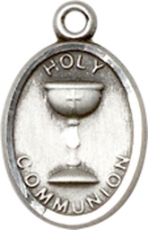 [0976SS] Sterling Silver Holy Communion Medal