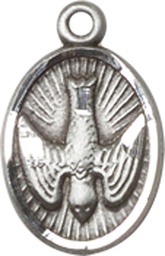 [0982SS] Sterling Silver Holy Spirit Medal