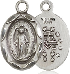 [0301MSSY] Sterling Silver Miraculous Medal - With Box