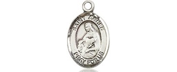 [9128SS] Sterling Silver Saint Agnes of Rome Medal