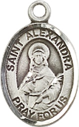 [9215SS] Sterling Silver Saint Alexandra Medal