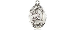 [9042SS] Sterling Silver Saint Gerard Majella Medal