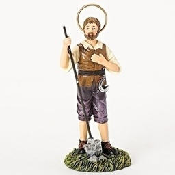 [RO-48890] 4.5&quot;H St Isidore Figure