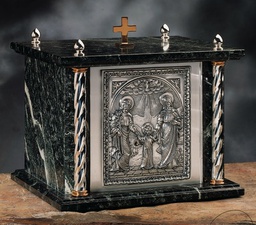 [4101-SP] 12" X 13" X 11.5" Tabrncl, Mbl, Silverpl
