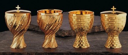[5025-ICSS] Wheat Chalice, Inner Cup Sterling Silver