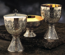 [5052] Last Supper Open Ciborium, 3 5/8&quot;Ht.