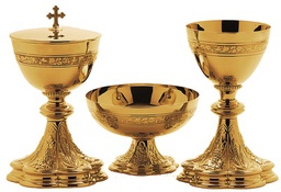 [5220-SC] Chalice With Sterling Cup. Scale Paten