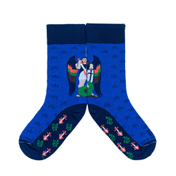[SR1247] St. Michael the Archangel Adult Socks