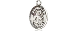 [9019SS] Sterling Silver Saint Camillus of Lellis Medal