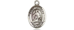 [9020SS] Sterling Silver Saint Charles Borromeo Medal