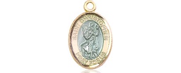 [9022EGF] 14kt Gold Filled Saint Christopher w/Epoxy Medal