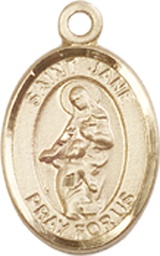 [9029GF] 14kt Gold Filled Saint Jane of Valois Medal