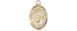 [9035GF] 14kt Gold Filled Saint Francis de Sales Medal