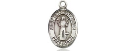 [9036SS] Sterling Silver Saint Francis of Assisi Medal