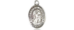 [9039SS] Sterling Silver Saint Gabriel the Archangel Medal