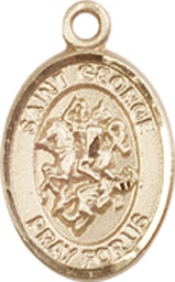 [9040GF] 14kt Gold Filled Saint George Medal