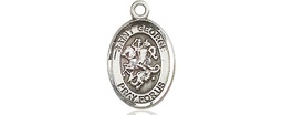 [9040SS] Sterling Silver Saint George Medal
