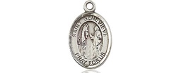 [9041SS] Sterling Silver Saint Genevieve Medal