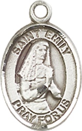 [9047SS] Sterling Silver Saint Emily de Vialar Medal