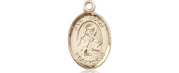 [9049GF] 14kt Gold Filled Saint Isidore of Seville Medal