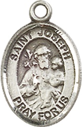 [9058SS] Sterling Silver Saint Joseph Medal