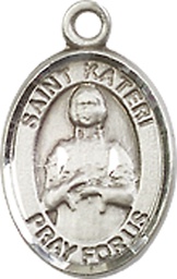 [9061SS] Sterling Silver Saint Kateri Medal