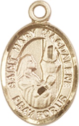 [9071GF] 14kt Gold Filled Saint Mary Magdalene Medal