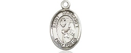 [9072SS] Sterling Silver Saint Margaret Mary Alacoque Medal