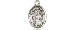 [9074SS] Sterling Silver Saint Matthew the Apostle Medal