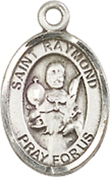 [9091SS] Sterling Silver Saint Raymond Nonnatus Medal