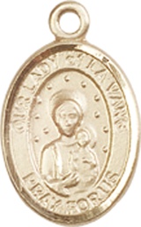 [9115GF] 14kt Gold Filled Our Lady of la Vang Medal