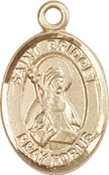 [9122GF] 14kt Gold Filled Saint Bridget of Sweden Medal