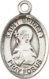 [9122SS] Sterling Silver Saint Bridget of Sweden Medal