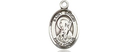 [9123SS] Sterling Silver Saint Brigid of Ireland Medal