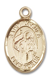 [9127GF] 14kt Gold Filled Saint Ursula Medal