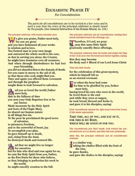 [55/C-4] Eucharistic Prayer Cards - Prayer 4