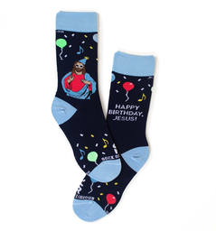 [SR1477] Happy Birthday Jesus Adult Socks